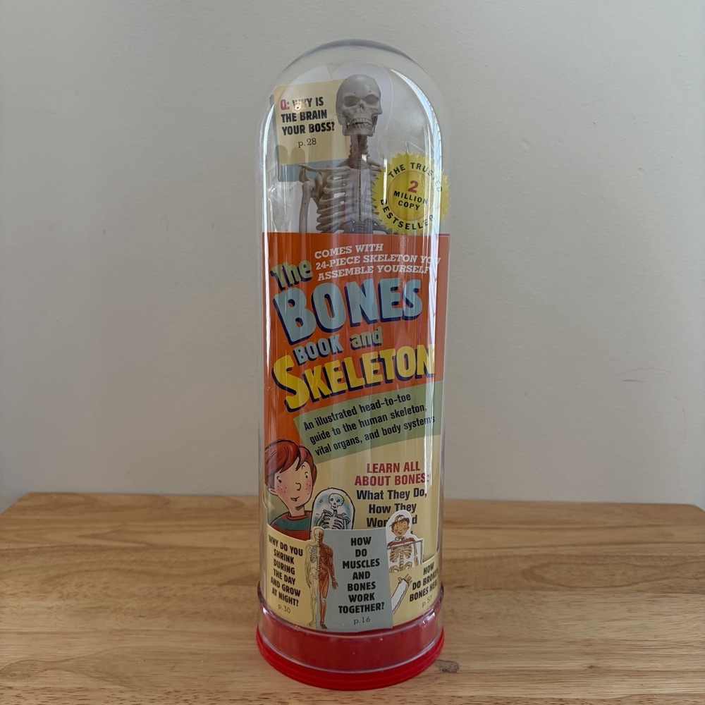 NEVER‎ OPENED The Bones Book and Skeleton - Paperback Cumbaa, Stephen LEARNING